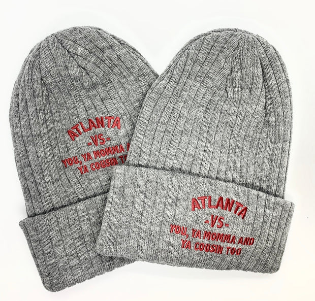 Atlanta vs Beanie (Heather Grey)