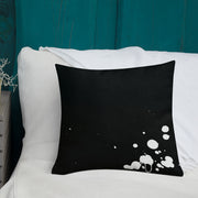 White Splat Premium Throw Pillow