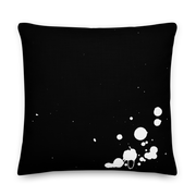 White Splat Premium Throw Pillow